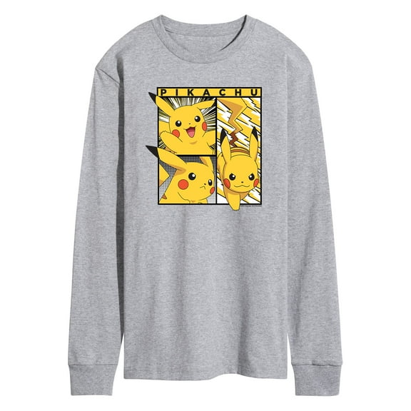 Pokémon - Pikachu Poses Art - Men's Long Sleeve T-Shirt