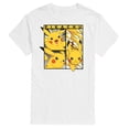 thumbnail image 1 of Pokémon - Pikachu Poses - Men's Short Sleeve Graphic T-Shirt, 1 of 5