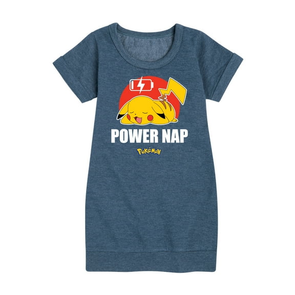 Pokémon - Pikachu Power Nap - Youth Girls Fleece Dress