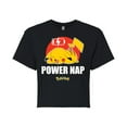 thumbnail image 1 of Pokémon - Pikachu Powernap - Juniors Cropped Cotton Blend T-Shirt, 1 of 5