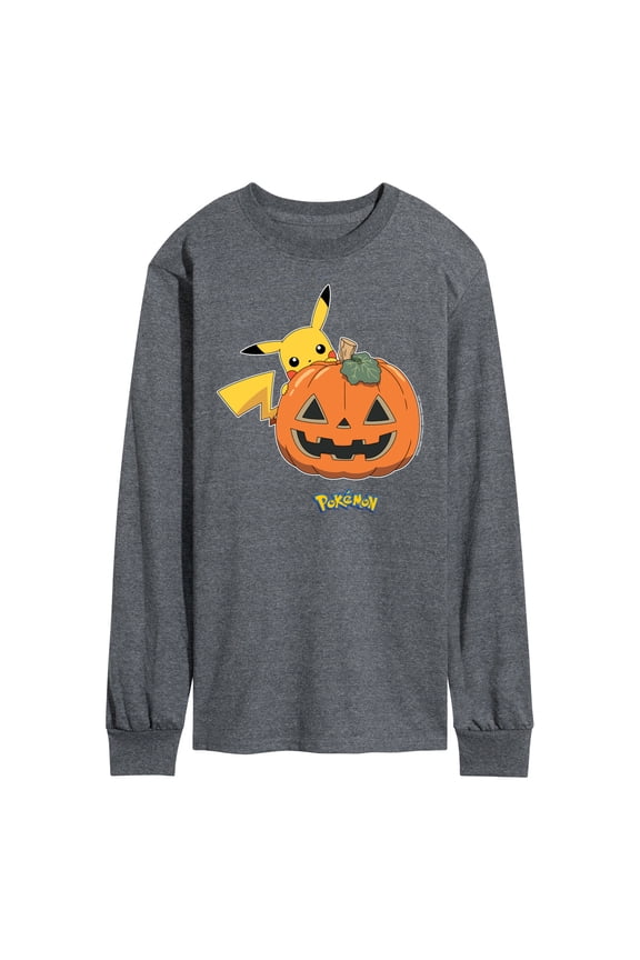 Pokémon - Pikachu Pumpkin - Men's Long Sleeve T-Shirt