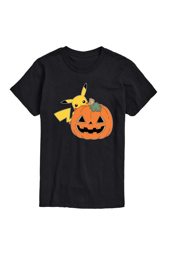 Pokémon - Pikachu Pumpkin - Men's Short Sleeve Graphic T-Shirt