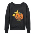 thumbnail image 1 of Pokémon - Pikachu Pumpkin - Women's Lightweight French Terry Long Sleeve Shirt, 1 of 5
