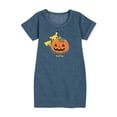 thumbnail image 1 of Pokémon - Pikachu Pumpkin - Youth Girls Fleece Dress, 1 of 5