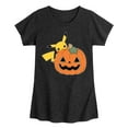 thumbnail image 1 of Pokémon - Pikachu Pumpkin - Youth Girls Short Sleeve Graphic T-Shirt, 1 of 5