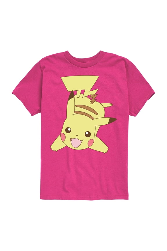 Pokémon - Pikachu Red Cheeks - Youth Short Sleeve Graphic T-Shirt