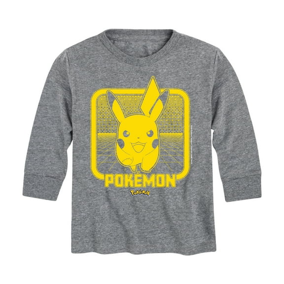 Pokémon - Pikachu Retrogamer - Youth Long Sleeve Graphic T-Shirt