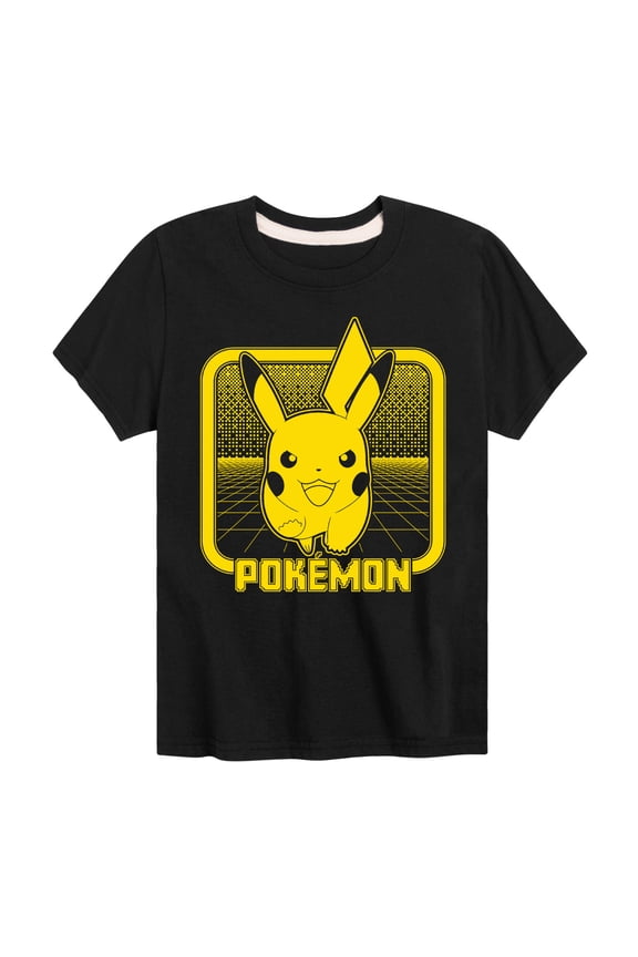 - Pikachu Retrogamer - Youth Short Sleeve Graphic T-Shirt