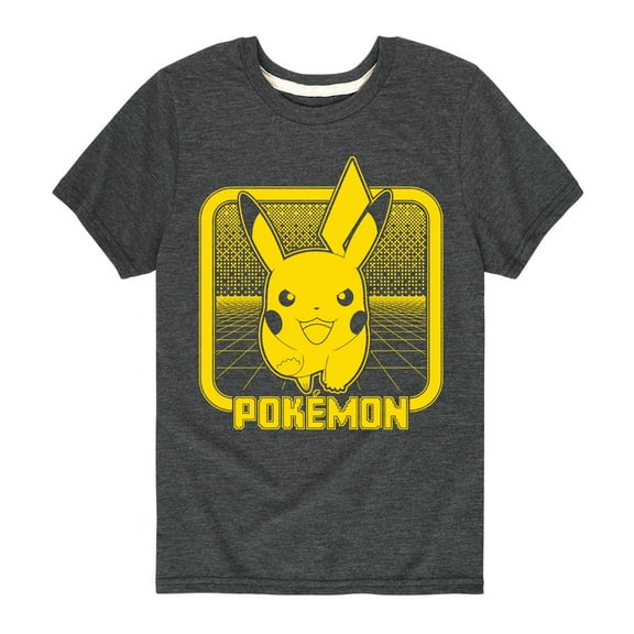 Pokémon - Pikachu Retrogamer - Youth Short Sleeve Graphic T-Shirt