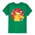 thumbnail image 1 of Pokémon - Pikachu Santa Hat - Youth Short Sleeve Graphic T-Shirt, 1 of 5