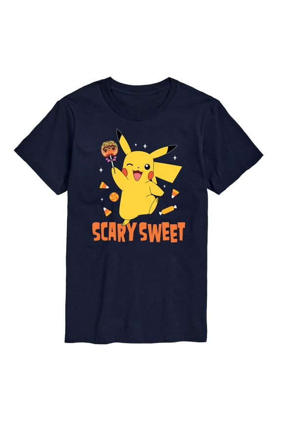 Pokémon - Pikachu Scary Sweet - Men's Short Sleeve Graphic T-Shirt