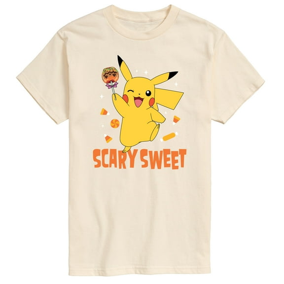 Pokémon - Pikachu Scary Sweet - Men's Short Sleeve Graphic T-Shirt