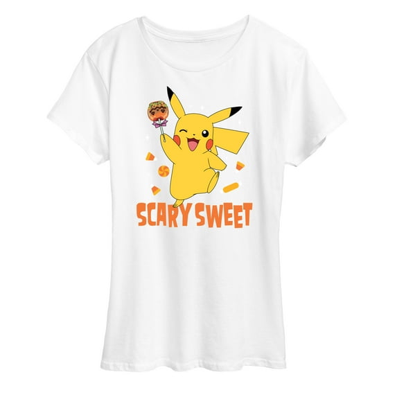 Pokémon - Pikachu Scary Sweet - Women's Short Sleeve Graphic T-Shirt