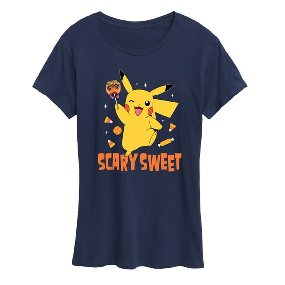 Pokémon - Pikachu Scary Sweet - Women's Short Sleeve Graphic T-Shirt