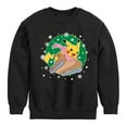 thumbnail image 1 of Pokémon - Pikachu Sled - Youth Crewneck Fleece Sweatshirt, 1 of 5