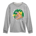 thumbnail image 1 of Pokémon - Pikachu Sled - Youth Long Sleeve Graphic T-Shirt, 1 of 5