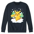 thumbnail image 1 of Pokémon - Pikachu Snowball Fight - Men's Crew Fleece Sweatshirt, 1 of 5