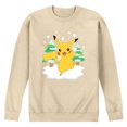 thumbnail image 1 of Pokémon - Pikachu Snowball Fight - Men's Crew Fleece Sweatshirt, 1 of 3