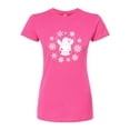 thumbnail image 1 of Pokémon - Pikachu Snowflakes - Juniors Fitted Graphic T-Shirt, 1 of 5