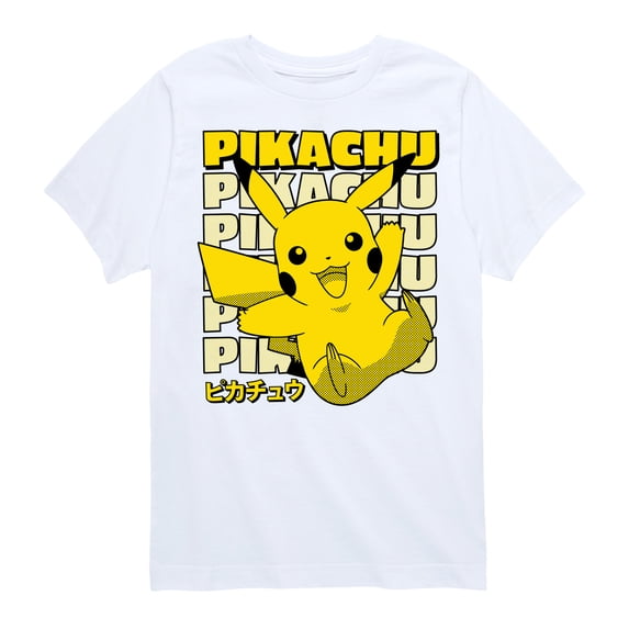 Pokémon - Pikachu Stack - Toddler And Youth Short Sleeve T-Shirt
