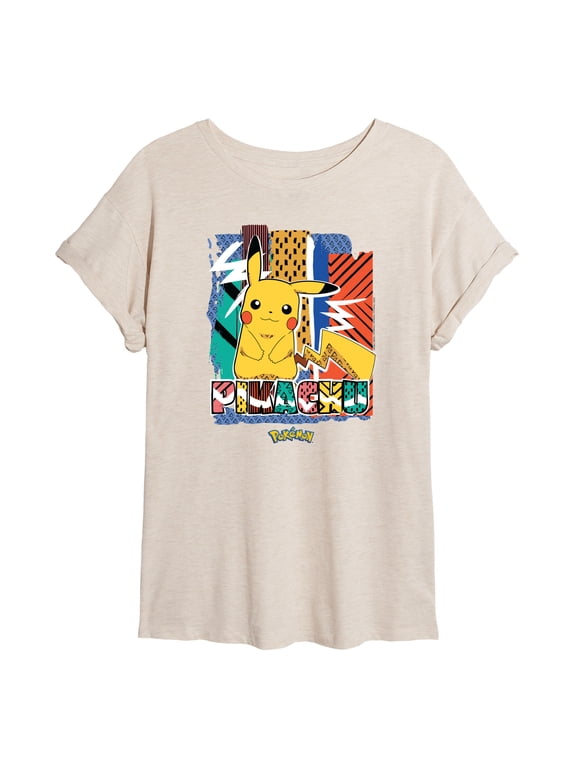 Pokémon - Pikachu Summer Pattern Women's Relaxed Fit T-Shirt