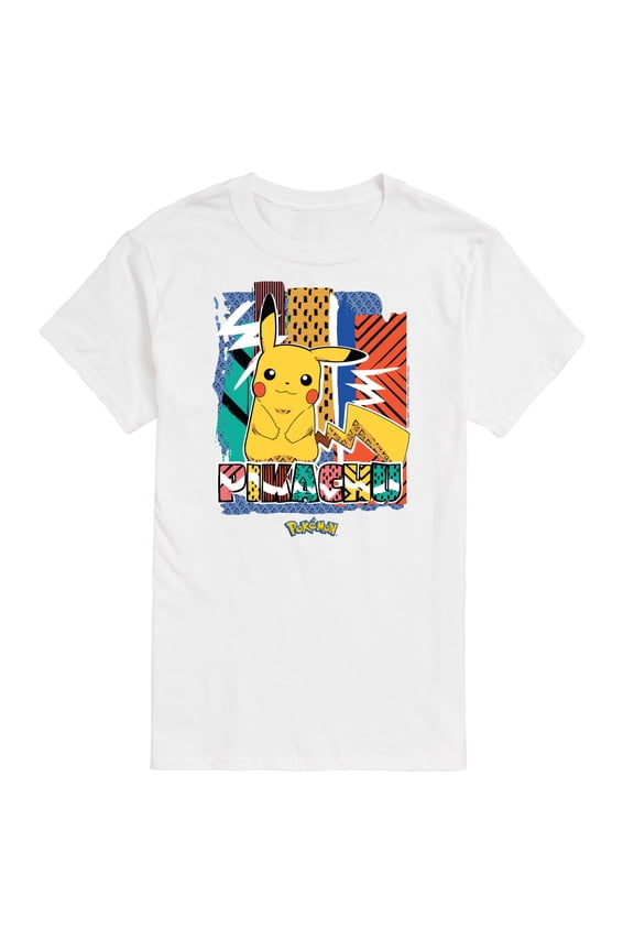 Pokémon - Pikachu Summer Pattern - Men's Short Sleeve Graphic T-Shirt