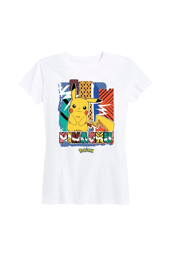 - Pikachu Summer Pattern - Women's Short Sleeve Graphic T-Shirt
