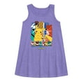 thumbnail image 1 of Pokémon - Pikachu Summer Pattern - Youth Girls A-line Dress, 1 of 4