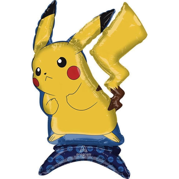 Pokémon Pikachu Table Centerpiece Balloon Inflate with Air 24" Tall