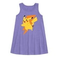 thumbnail image 1 of Pokémon - Pikachu Thunderbolt - Youth Girls A-line Dress, 1 of 4