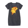 thumbnail image 1 of Pokémon - Pikachu Thunderbolt - Youth Girls Fleece Dress, 1 of 1