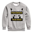 thumbnail image 1 of Pokémon - Pikachu Trainer - Youth Crewneck Fleece Sweatshirt, 1 of 5