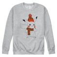 thumbnail image 1 of Pokémon - Pikachu Wearing Hat and Scarf - Men's Crew Fleece Sweatshirt, 1 of 5