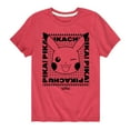 thumbnail image 1 of Pokémon - Pikachu Wink Face - Youth Short Sleeve Graphic T-Shirt, 1 of 4