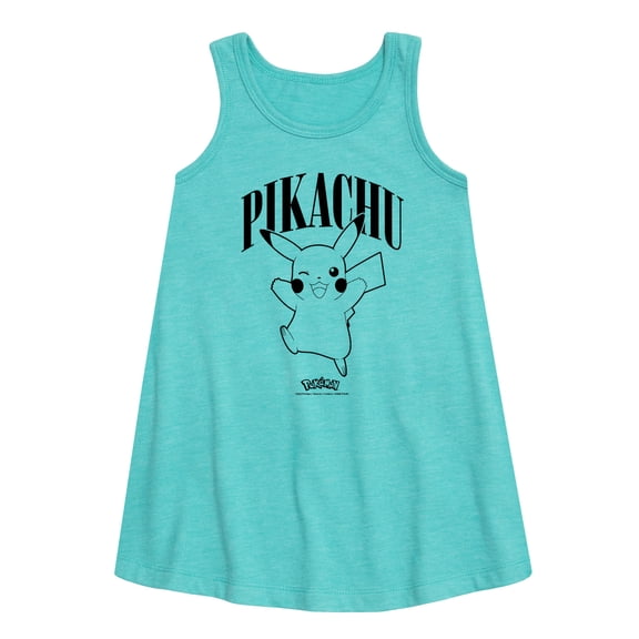 Pokémon - Pikachu Wink - Youth Girls A-line Dress