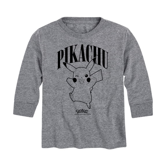 Pokémon - Pikachu Wink - Youth Long Sleeve Graphic T- Shirt