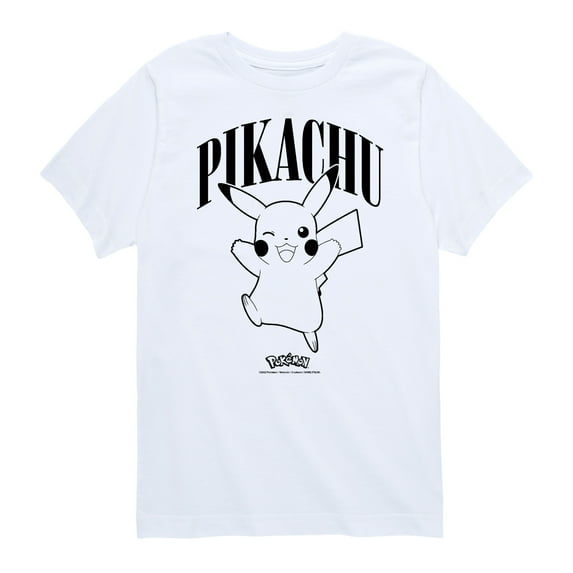 Pokémon - Pikachu Wink - Youth Short Sleeve Graphic T- Shirt