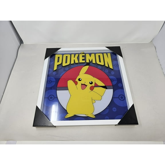 Pokmon Pikachu Wood and Plastic Wall Art