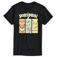thumbnail image 1 of Pokémon - Pikachu and Eevee Pastel  - Men's Short Sleeve Graphic T-Shirt, 1 of 4