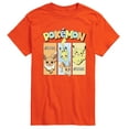 thumbnail image 1 of Pokémon - Pikachu and Eevee Pastel  - Men's Short Sleeve Graphic T-Shirt, 1 of 4