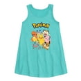 thumbnail image 1 of Pokémon - Pikachu and Friends - Youth Girls A-line Dress, 1 of 4