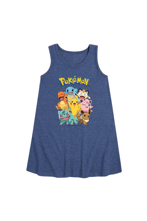 Pokémon - Pikachu and Friends - Youth Girls A-line Dress