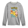 thumbnail image 1 of Pokémon - Pikachu and Friends - Youth Long Sleeve Graphic T- Shirt, 1 of 5