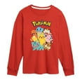 thumbnail image 1 of Pokémon - Pikachu and Friends - Youth Long Sleeve Graphic T- Shirt, 1 of 5