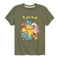 thumbnail image 1 of Pokémon - Pikachu and Friends - Youth Short Sleeve Graphic T- Shirt, 1 of 5