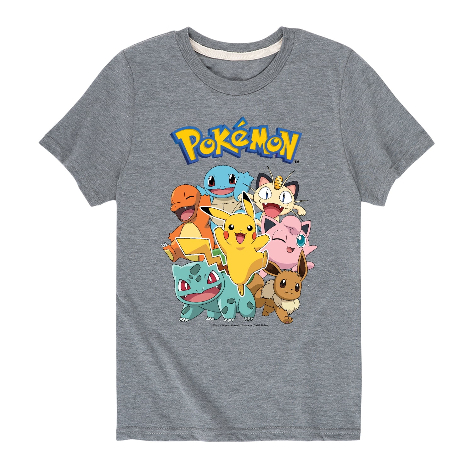 ★ Phyps Department★ Pokemon Gacha Short Sleeve Oatmeal PF Pok-mon-Pikachu-and-Friends-