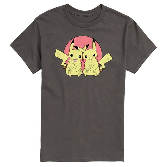 Pokémon - Pikachus In Circle-Men's Short Sleeve Graphic T-Shirt
