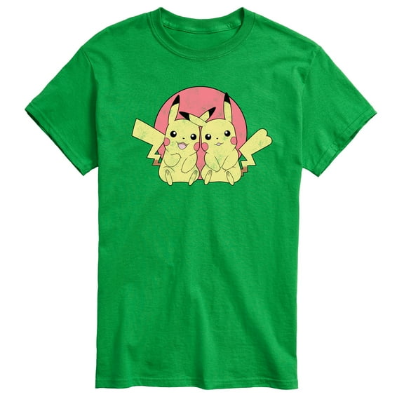 Pokémon - Pikachus In Circle-Men's Short Sleeve Graphic T-Shirt