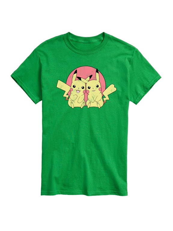Pokémon - Pikachus In Circle-Men's Short Sleeve Graphic T-Shirt Men's Short Sleeve Graphic T-Shirt