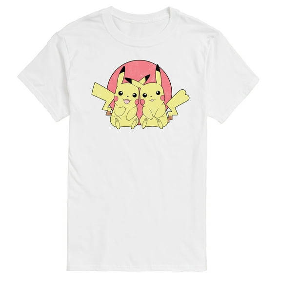 Pokémon - Pikachus In Circle-Men's Short Sleeve Graphic T-Shirt